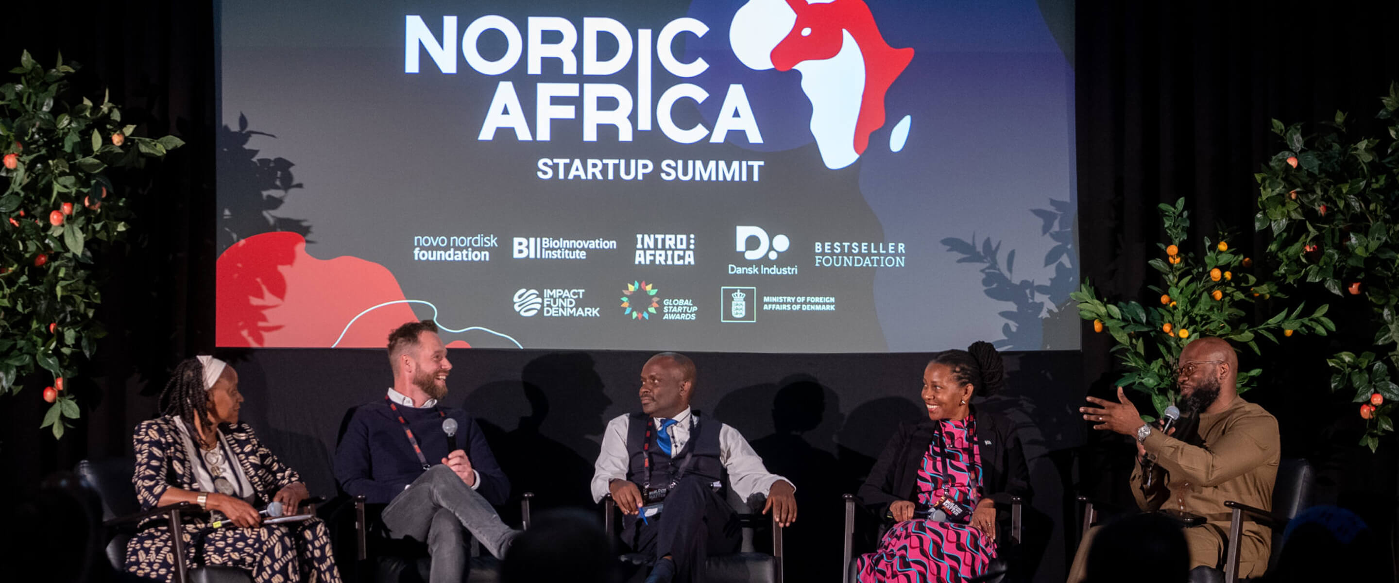 Panel discussion at the Nordic Africa Startup Summit