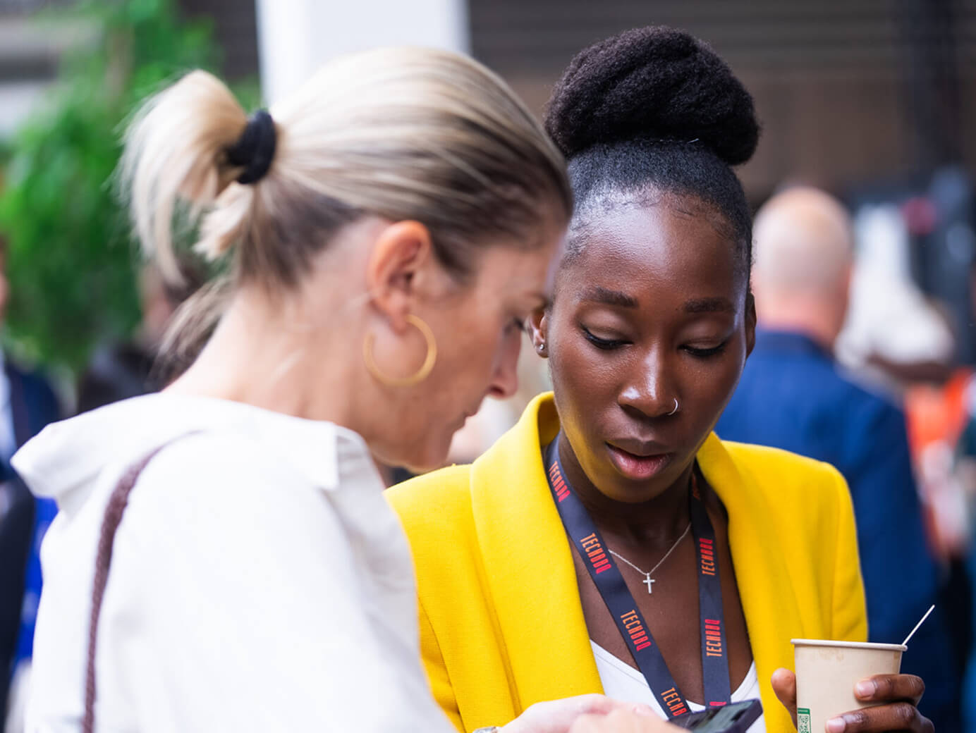 Attendees networking at the Nordic Africa Startup Summit